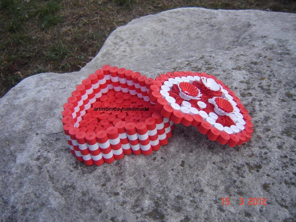 Para San Valentín caja en forma de corazón