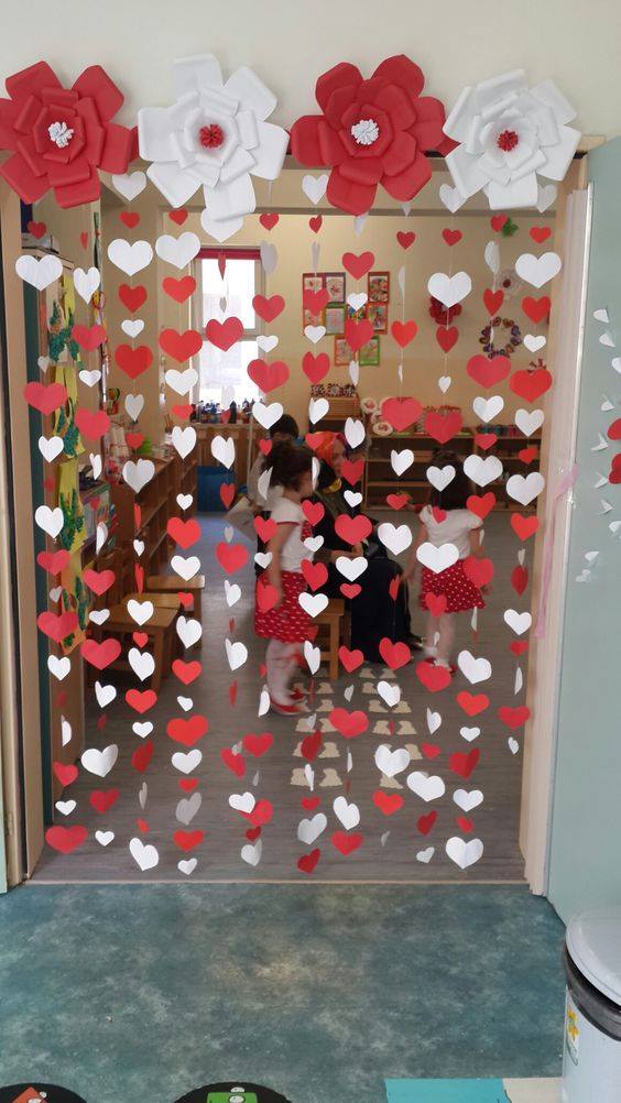 Flores y corazones un símbolo del amor