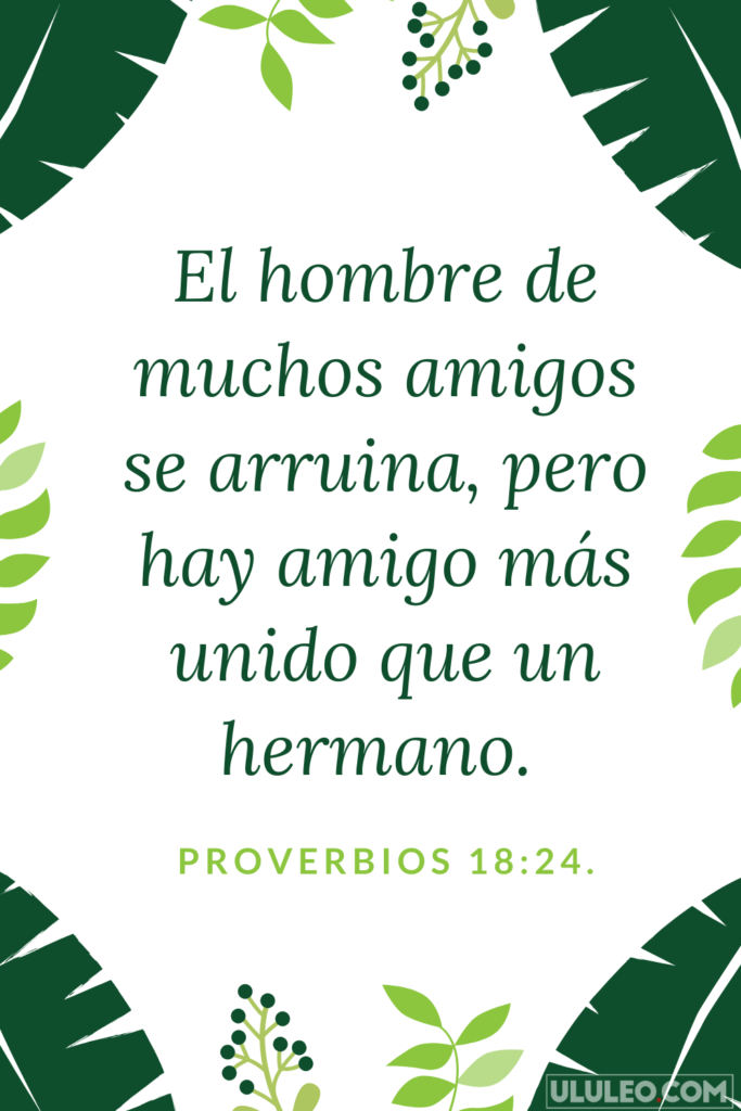 Proverbios 18:24