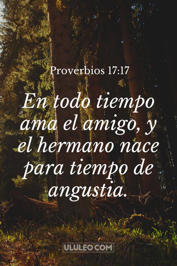Proverbios 17:17