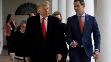 Juan Guaidó y Donald Trump en la Casa Blanca