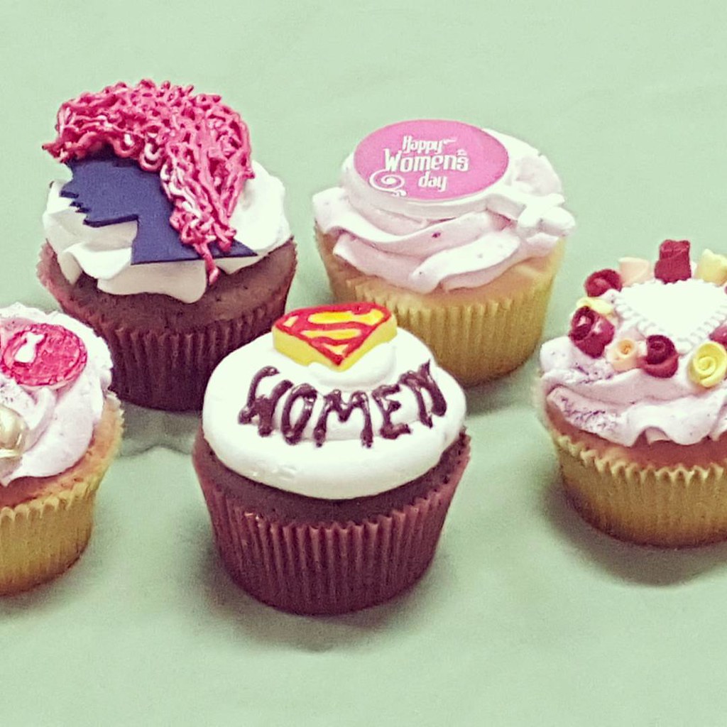 Cupcakes para el día de la mujer