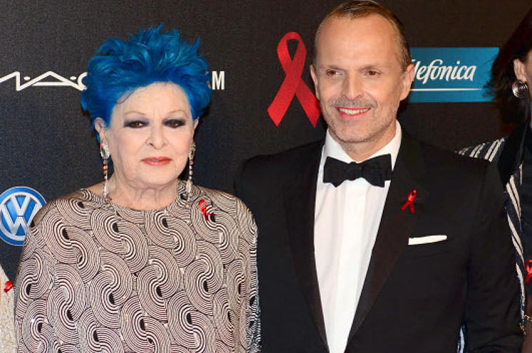 Miguel Bosé y su Madre