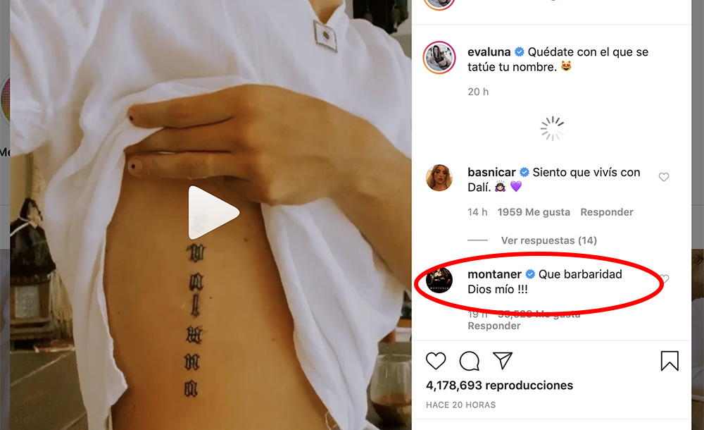 Montaner reacciona a el tatuaje de Camilo