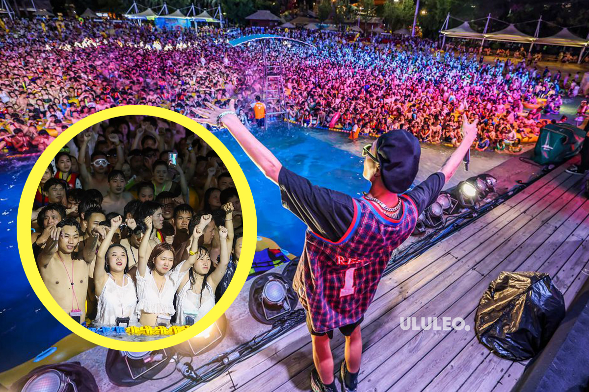 Macrofiesta en Wuhan