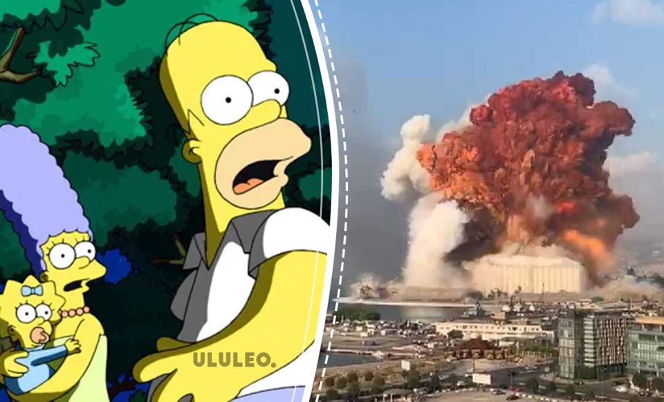 Los Simpson predijeron la explosión en Beirut
