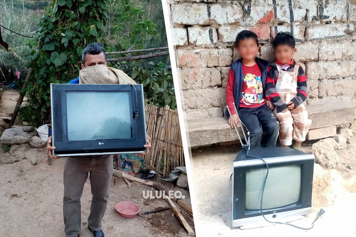 profesor obsequia televisores
