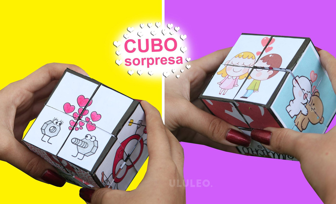 cubo sorpresa para enamorar