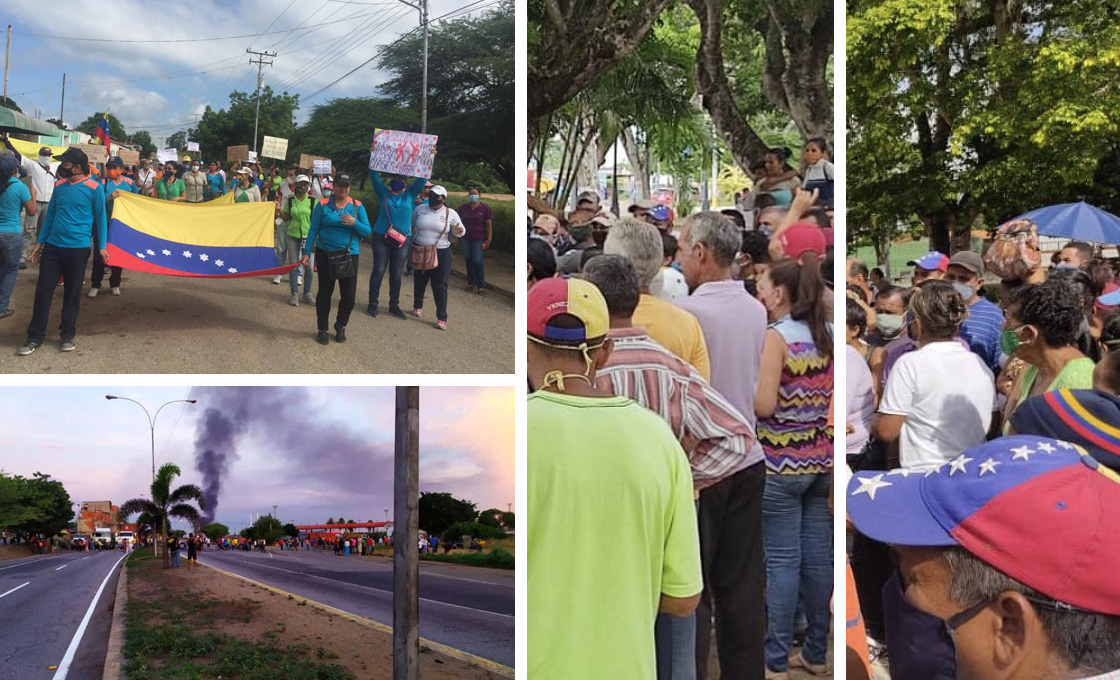 protestas en 7 regiones de Venezuela #30Sep