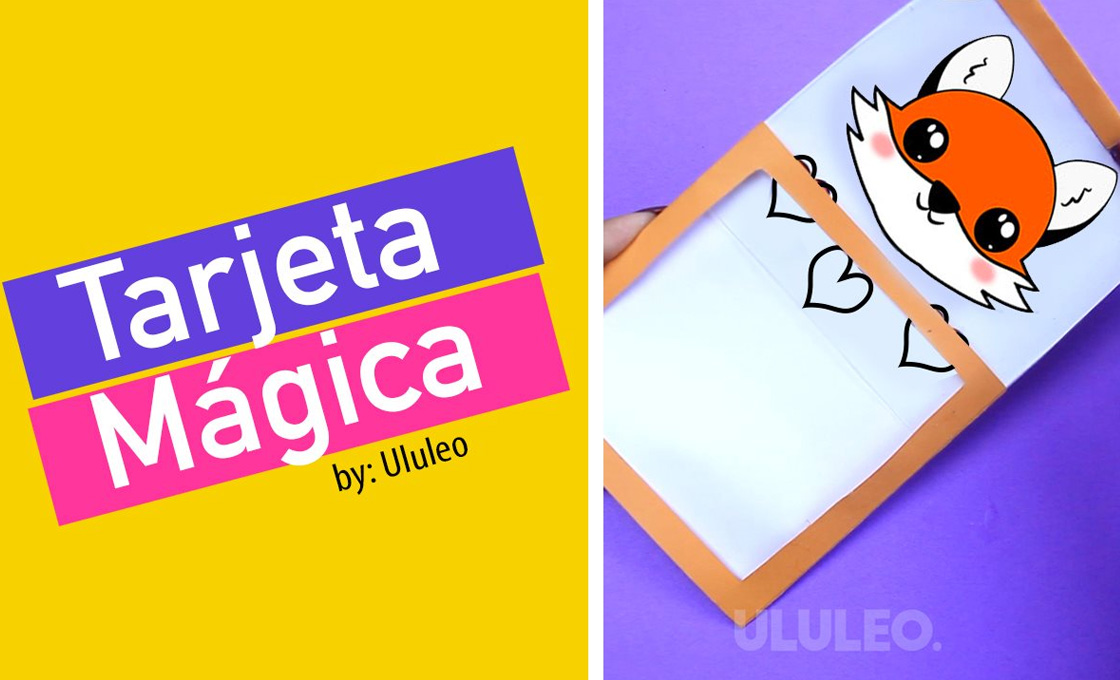 Tarjeta mágica que cambia de color