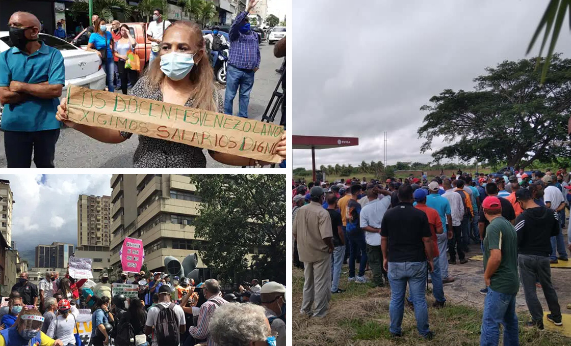 5 de octubre inicia con protestas en distintas localidades de Venezuela