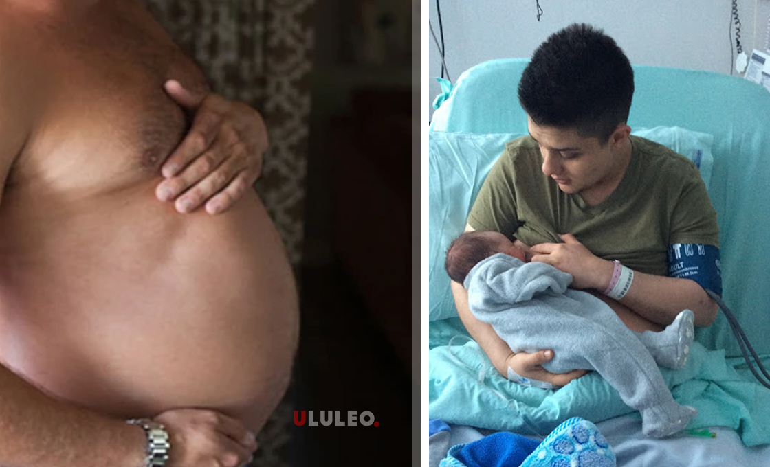 Estallan las redes tras la imagen viral de un hombre trans amamantando a su bebé